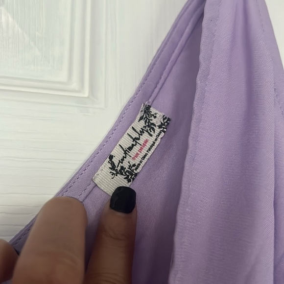 Free People: Like me or Love me mini Slip: Lavender Wrap Dress size S - Picture 5 of 7